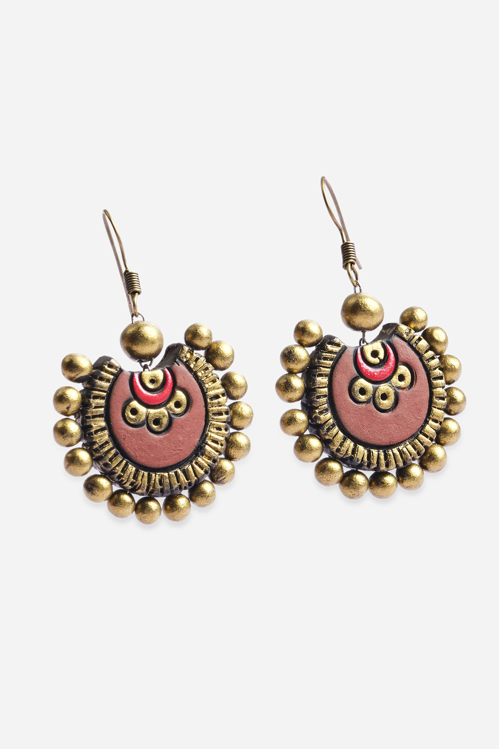 Multi-Coloured Clay Earrings, , image 2